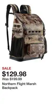 Cabela's Northern Flight Marsh Backpack offer