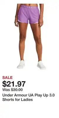 Cabela's Under Armour UA Play Up 3.0 Shorts for Ladies offer