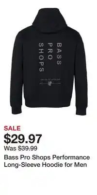 Cabela's Bass Pro Shops Performance Long-Sleeve Hoodie for Men offer