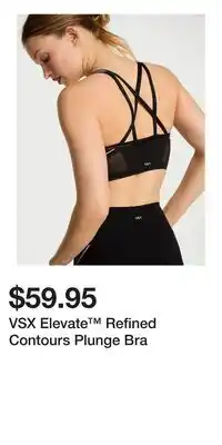 Victoria's Secret VSX Elevate Refined Contours Plunge Bra offer