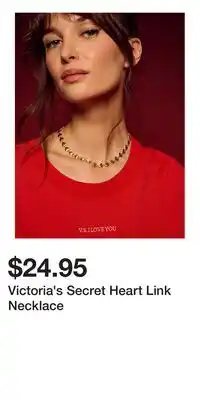 Victoria's Secret Victoria's Secret Heart Link Necklace offer