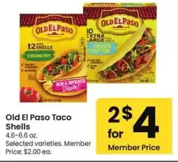 Albertsons Old El Paso Taco Shells offer