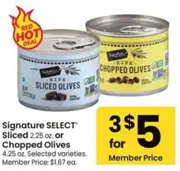 Albertsons Signature SELECT Sliced 2.25 offer