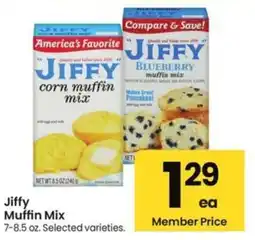 Albertsons Jiffy Muffin Mix offer