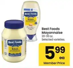 Albertsons Best Foods Mayonnaise offer