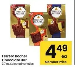 Albertsons Ferrero Rocher Chocolate Bar offer