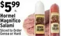 Met Foodmarkets Hormel Magnifico Salami offer