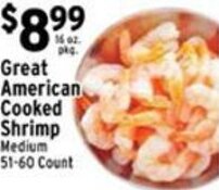 Met Foodmarkets Great American Cooked Shrimp offer