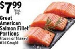 Met Foodmarkets Great American Salmon Fillet Portions offer