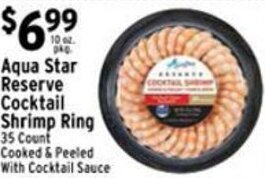 Met Foodmarkets Aqua Star Reserve Cocktail Shrimp Ring offer