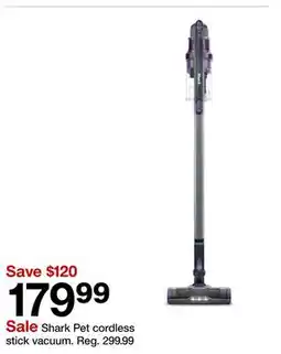 Target Shark Pet cordless stick vacuum offer