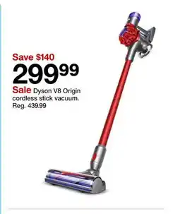 Target Dyson V8 Origin cordless stick vacuum offer