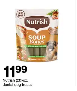 Target Nutrish 23.1-oz. dental dog treats offer