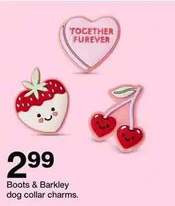 Target Boots & Barkley dog collar charms offer