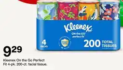 Target Kleenex On the Go Perfect Fit 4-pk. 200-ct. facial tissue offer