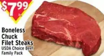 Met Foodmarkets Boneless Chuck Filet Steaks offer