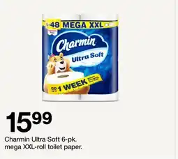 Target Charmin Ultra Soft 6-pk. mega XXL-roll toilet paper offer
