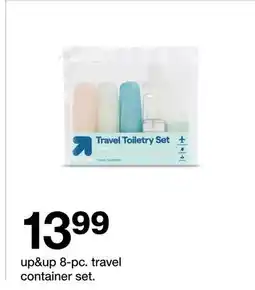 Target up & up 8-pc. travel container set offer