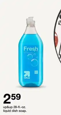 Target up&up 28-fl. -oz. liquid dish soap offer
