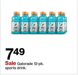 Target Gatorade 12-pk. sports drink offer