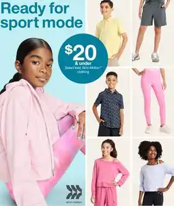 Target Select kids' All In Motion clothing offer