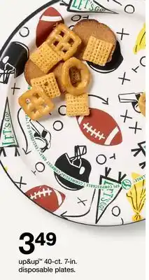 Target up & up 40-ct. 7-in. disposable plates offer
