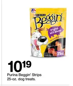Target Purina Beggin' Strips 25-oz. dog treats offer