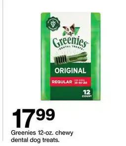 Target Greenies 12-oz. chewy dental dog treats offer