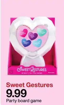 Target Sweet Gestures Party board game offer