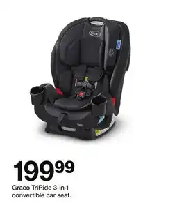 Target Graco TriRide 3-in-1 convertible car seat offer