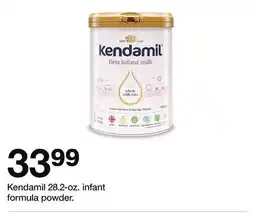 Target Kendamil 28.2-oz. infant formula powder offer