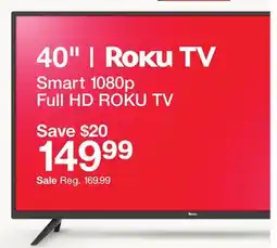 Target Smart 1080p Full HD ROKU TV 40 offer