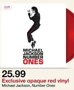 Target Michael Jackson, Number Ones offer