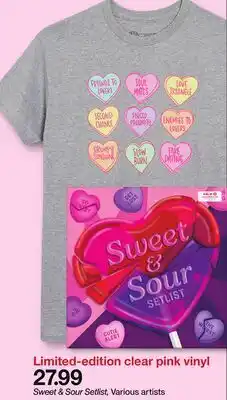 Target Sweet & Sour Setlist, Various artists offer