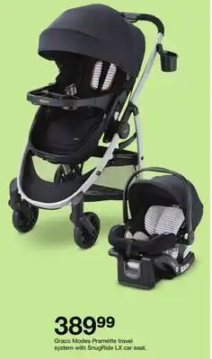 Target Graco Modes Pramette travel system with SnugRide LX car seat offer
