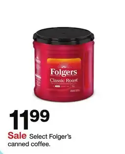 Target Select Folger's canned coffee offer