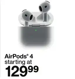 Target AirPods 4 offer