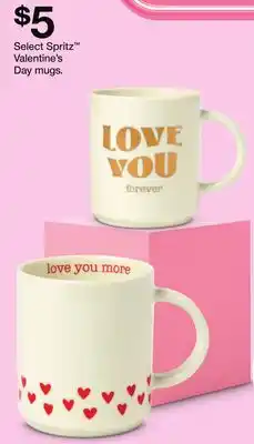 Target Select Spritz Valentine's Day mugs offer