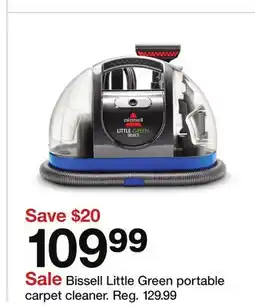 Target Bissell Little Green portable carpet cleaner offer
