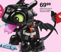 Target LEGO Icons How to Train Your Dragon: Toothless offer