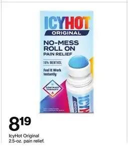 Target IcyHot Original 2.5-oz. pain relief offer