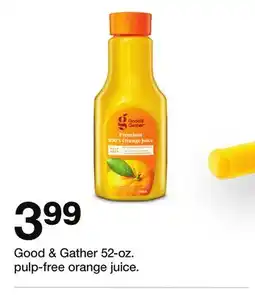 Target Good & Gather 52 - oz. pulp - free orange juice offer