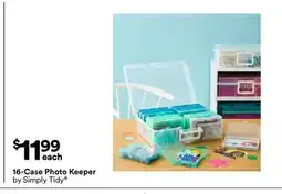 Michaels 16-Case Photo Keeper by Simply Tidy offer