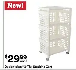 Michaels Design Ideas 3-Tier Stacking Cart offer