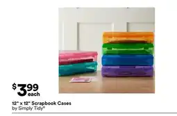 Michaels 12 x 12 Scrapbook Cases by Simply Tidy offer