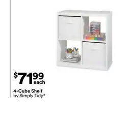 Michaels 4-Cube Shelf by Simply Tidy offer