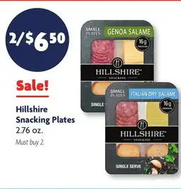 Family Dollar Hillshire Snacking Plates offer