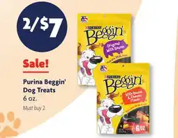 Family Dollar Purina Beggin' Dog Treats offer