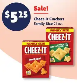 Family Dollar Cheez-It Crackers Family Size offer
