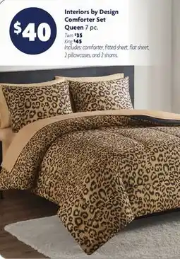 Family Dollar Interiors by Design Comforter Set Queen offer